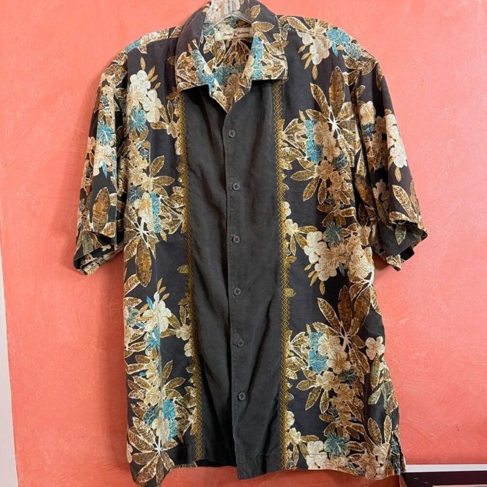 Men’s Tommy Bahama silk shirt large